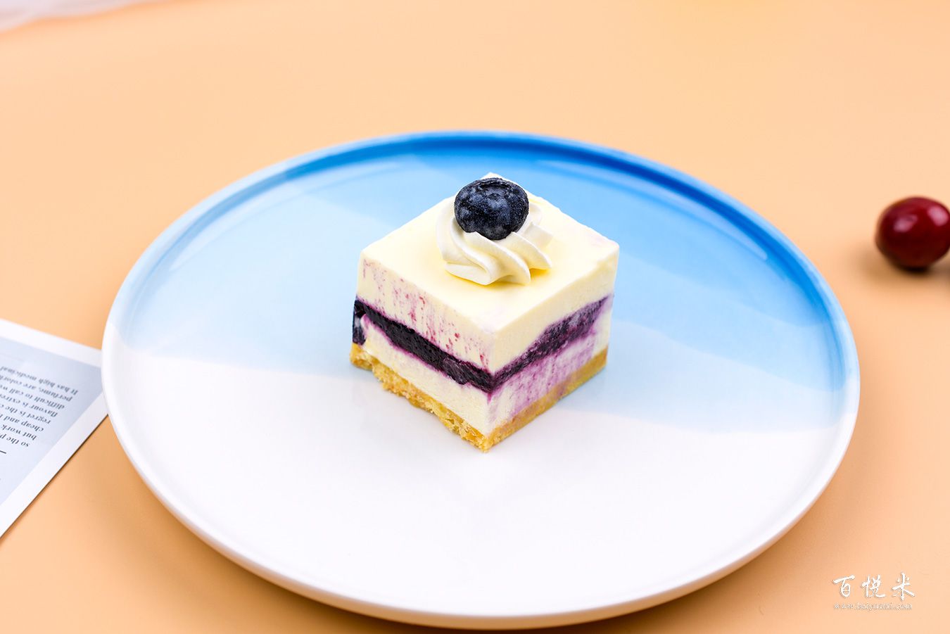 蓝莓慕斯蛋糕_紫韵千千的日志_美食天下