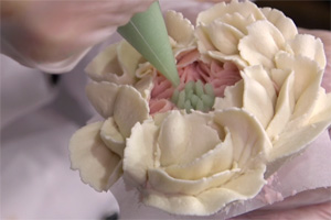 奥斯汀玫瑰韩式裱花的做法大全，玫瑰韩式裱花西点培训图文教程分享