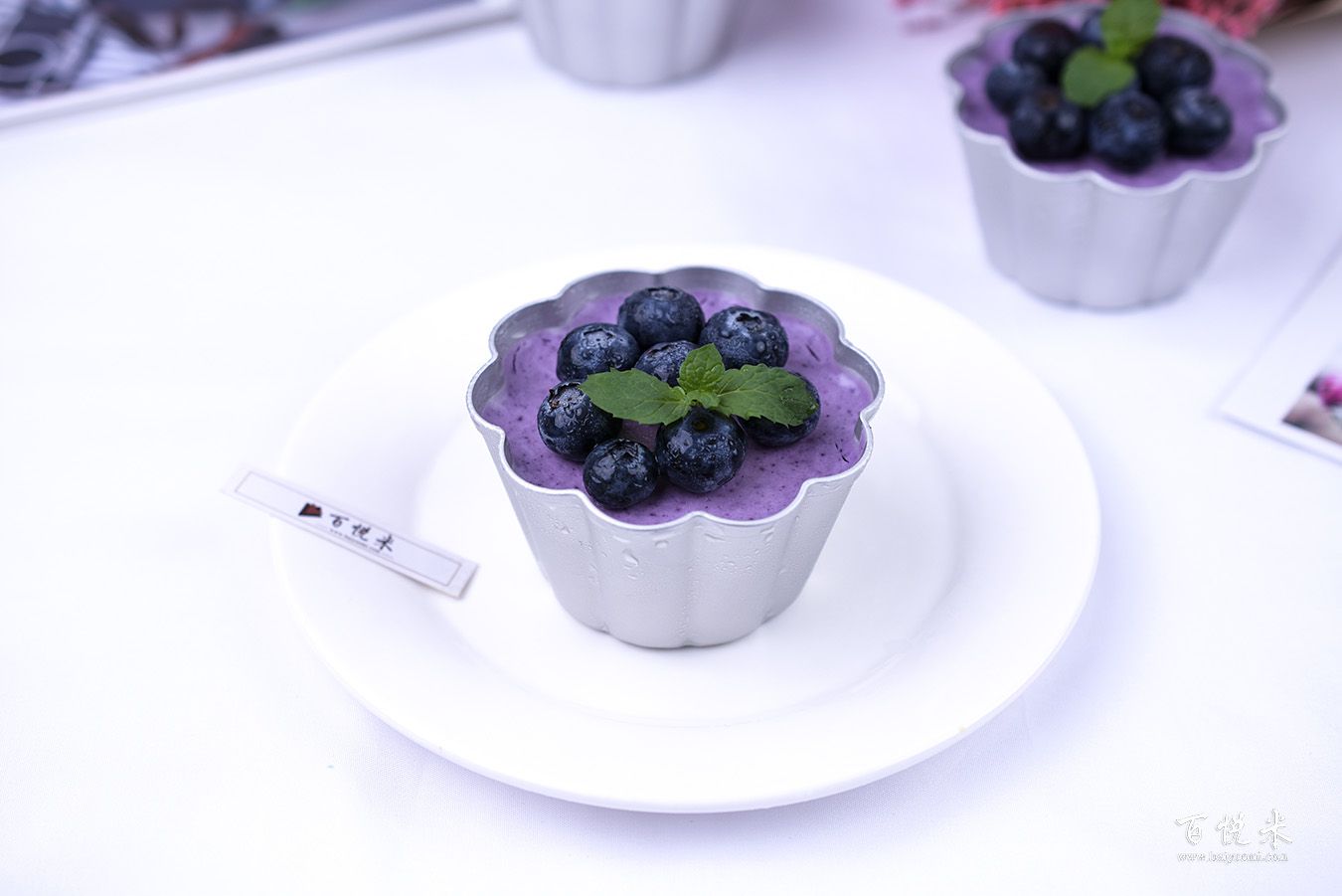 蓝莓冻芝士蛋糕高清图片大全【蛋糕图片】_1260