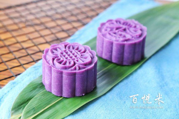 做紫薯冰皮月饼用的紫薯是紫薯粉吗？