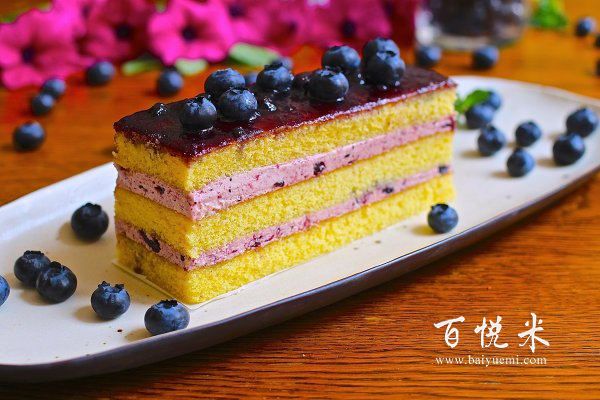 好吃又好看的蓝莓蛋糕的做法？