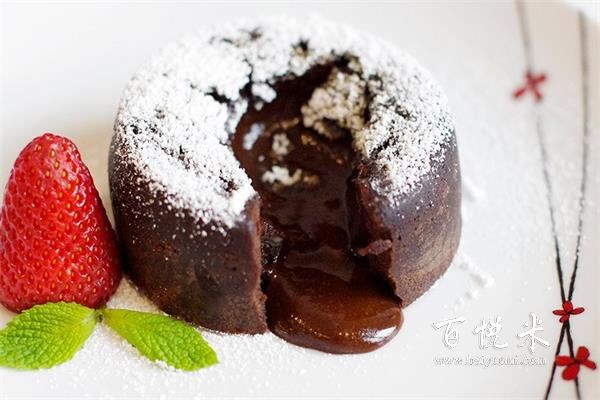 巧克力熔岩蛋糕是用什么材料制作而成的？